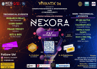 NEXORA 2024 National Level Technical Symposium Poster